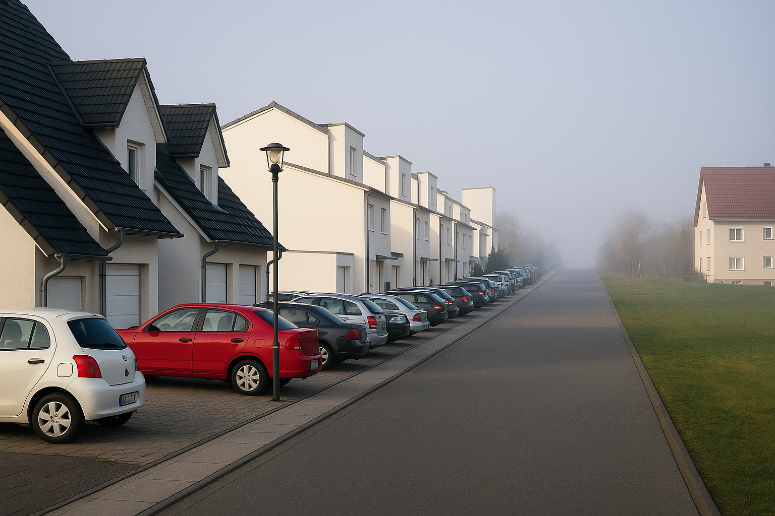 Wohnanlage mit 20 Doppelhaushälften für die amerikanischen Streitkräfte Mantel